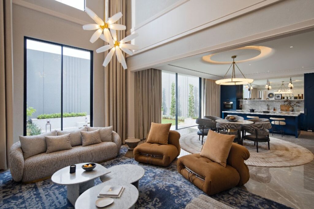 high ceiling rumah mewah