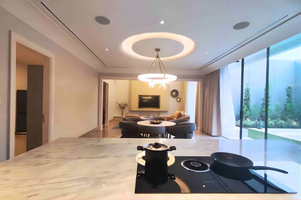 open plan luxury living